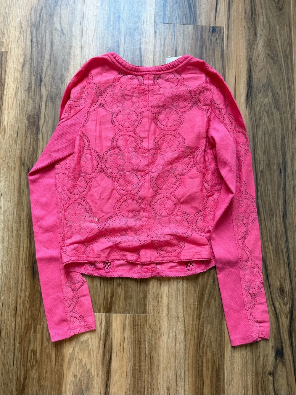 Free People Jae Knit Button Down top Size M NWT